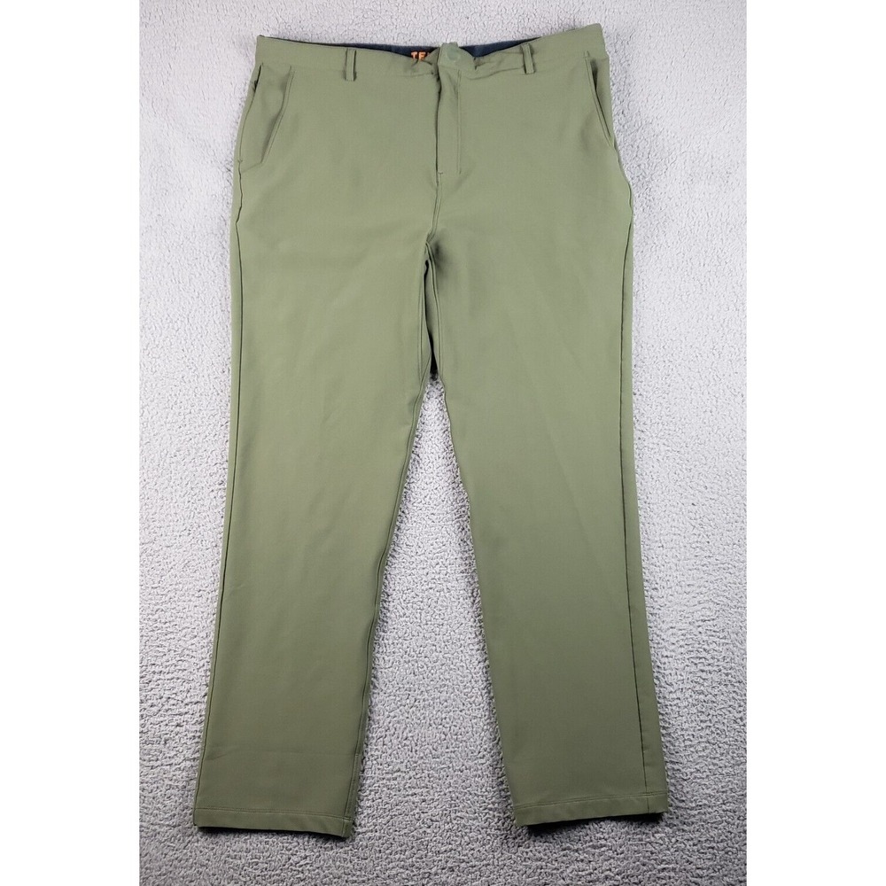 Teren Lightweight Traveler Pants Mens 40x34 (41x33) Green Hiking Walking Camping